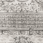 Litografia del Museo di Ferdinando Cospi a Verona (1677)